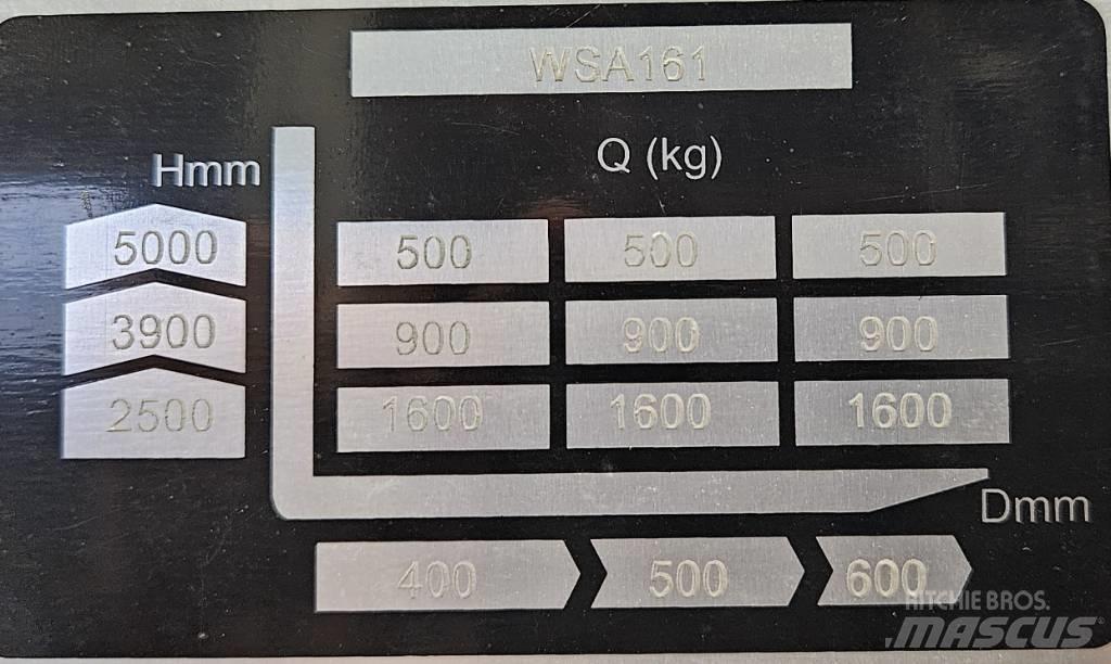 EP WSA 161 Li-ION Wózki widłowe wysokiego składowania