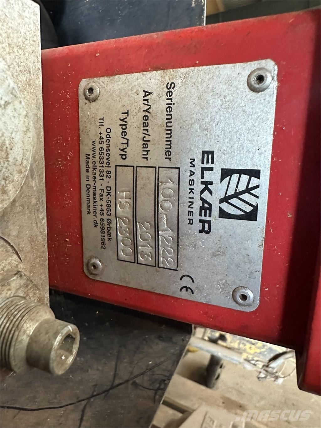 Elkær HS 2300 Maszyny do przycinania żywopłotów