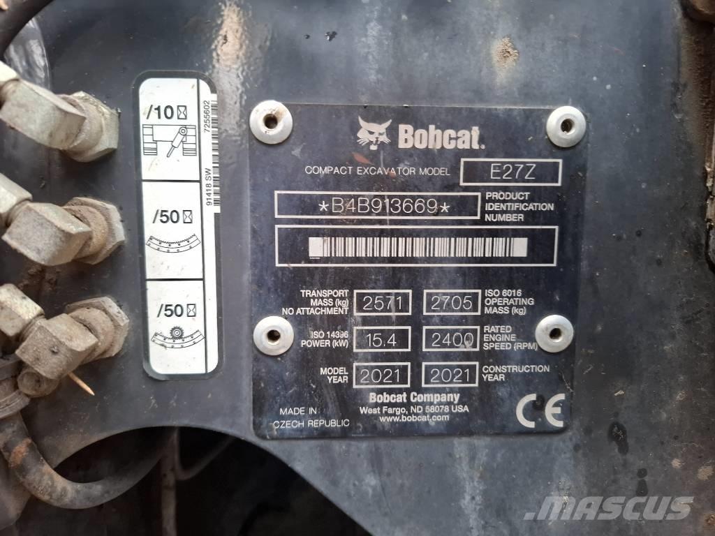 Bobcat E 27Z Minikoparki