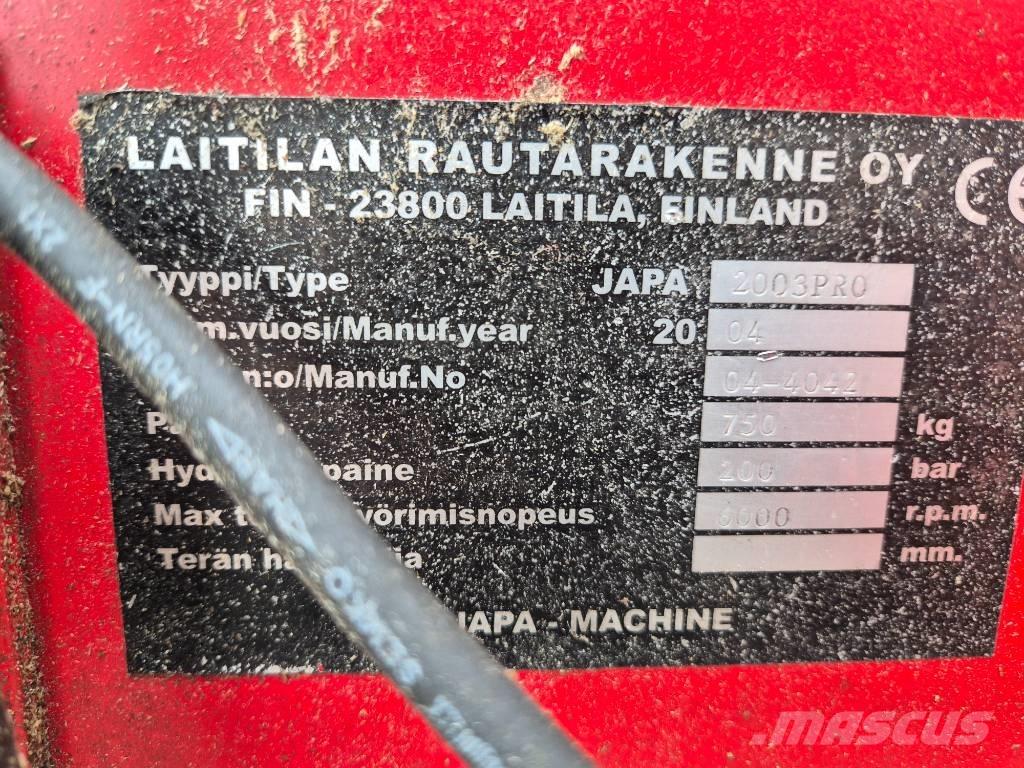 Japa 2003 Pro Łuparki, pilarki i wiórkarki