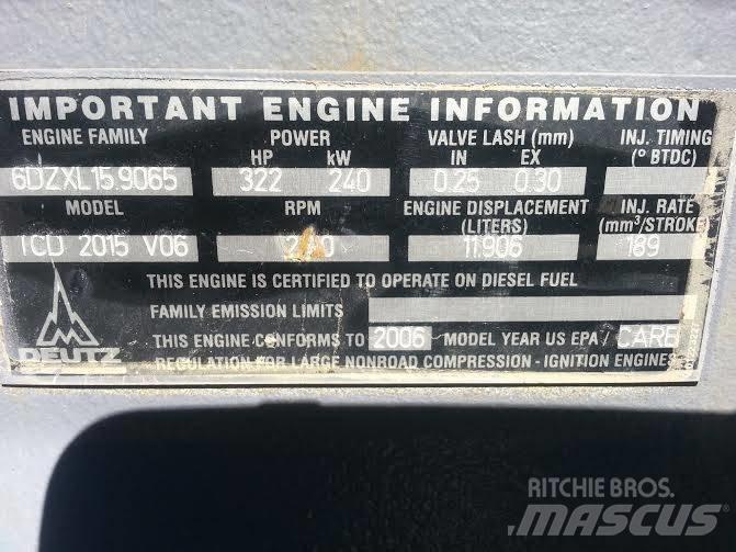 Deutz TCD2015V06 Inne akcesoria