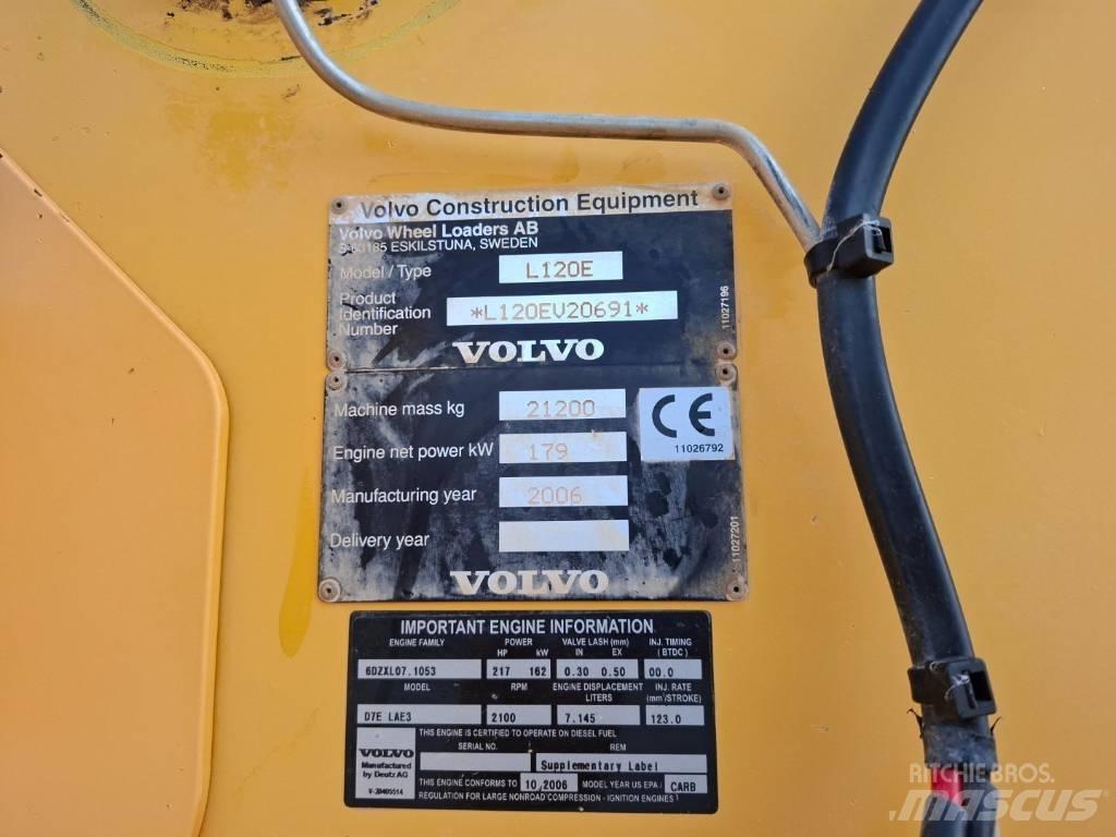 Volvo L 120 E Ładowarki kołowe