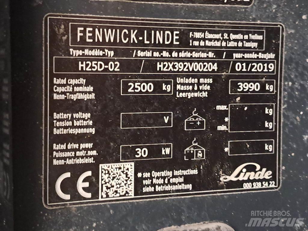Linde H25D-02 Wózki Diesla