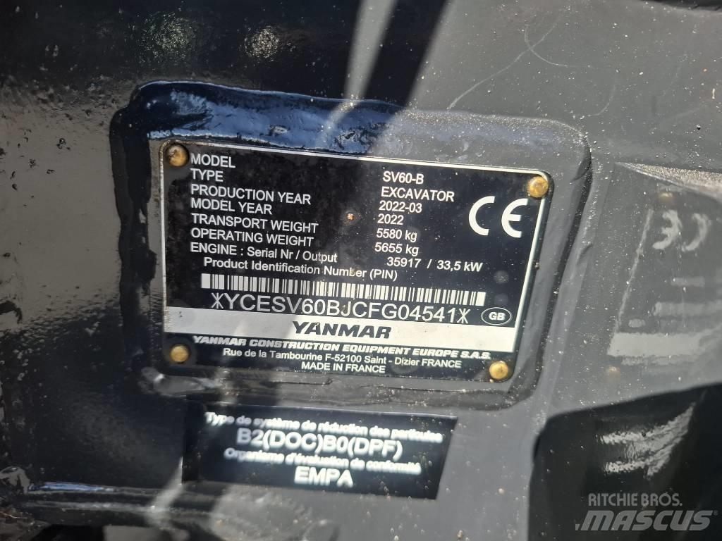 Yanmar SV 60-B Minikoparki