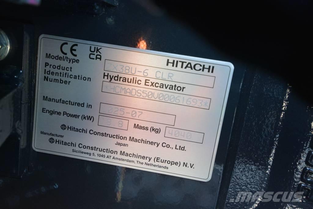 Hitachi ZX 38 U-6 Minikoparki