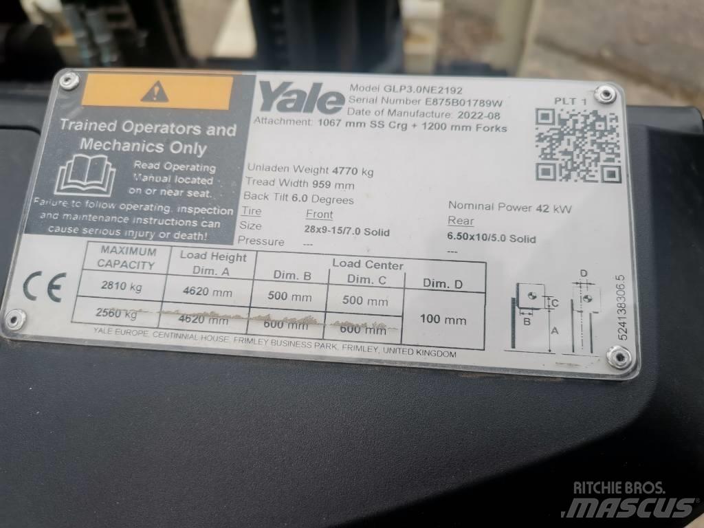 Yale GLP30 N Wózki LPG