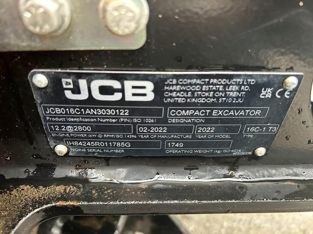 JCB 16C-1 Minikoparki