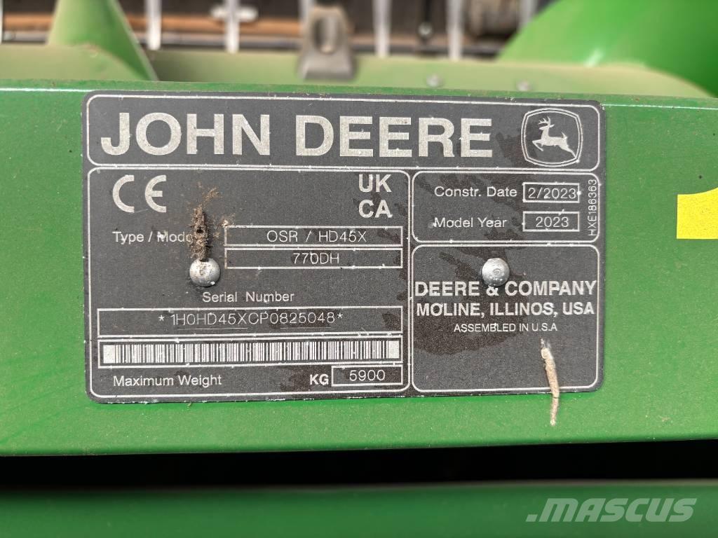 John Deere X9 1000 Kombajny zbożowe
