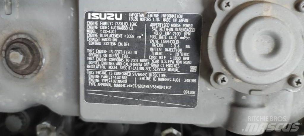 Isuzu CC-4JG1 Silniki