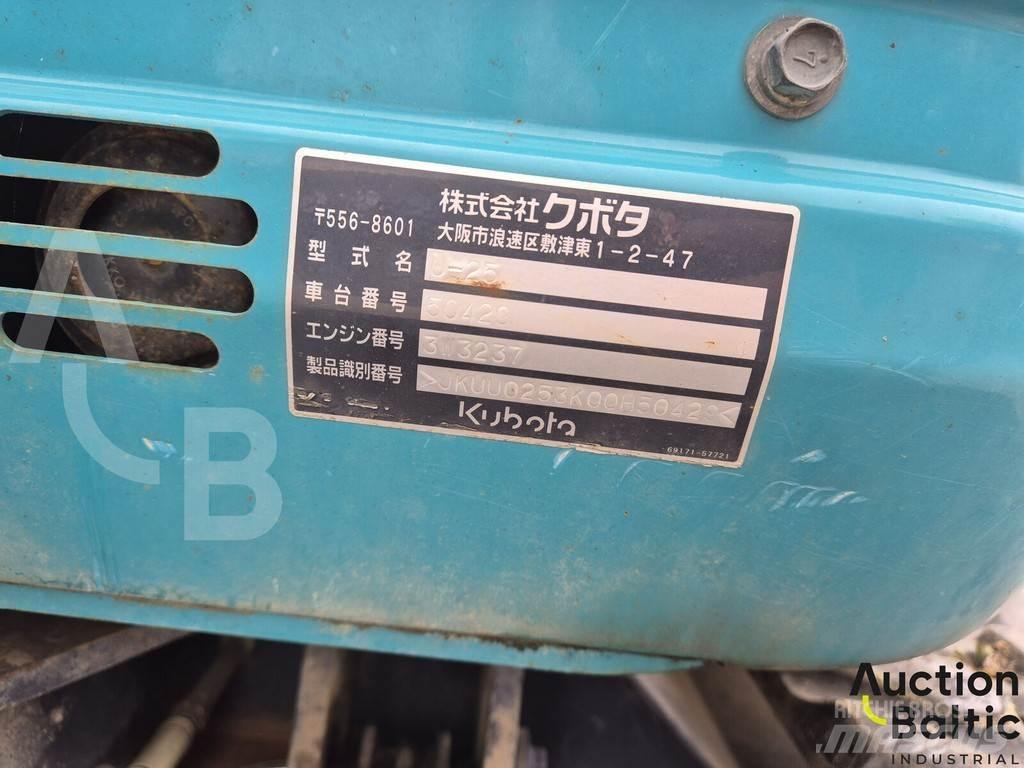 Kubota U 25 Minikoparki