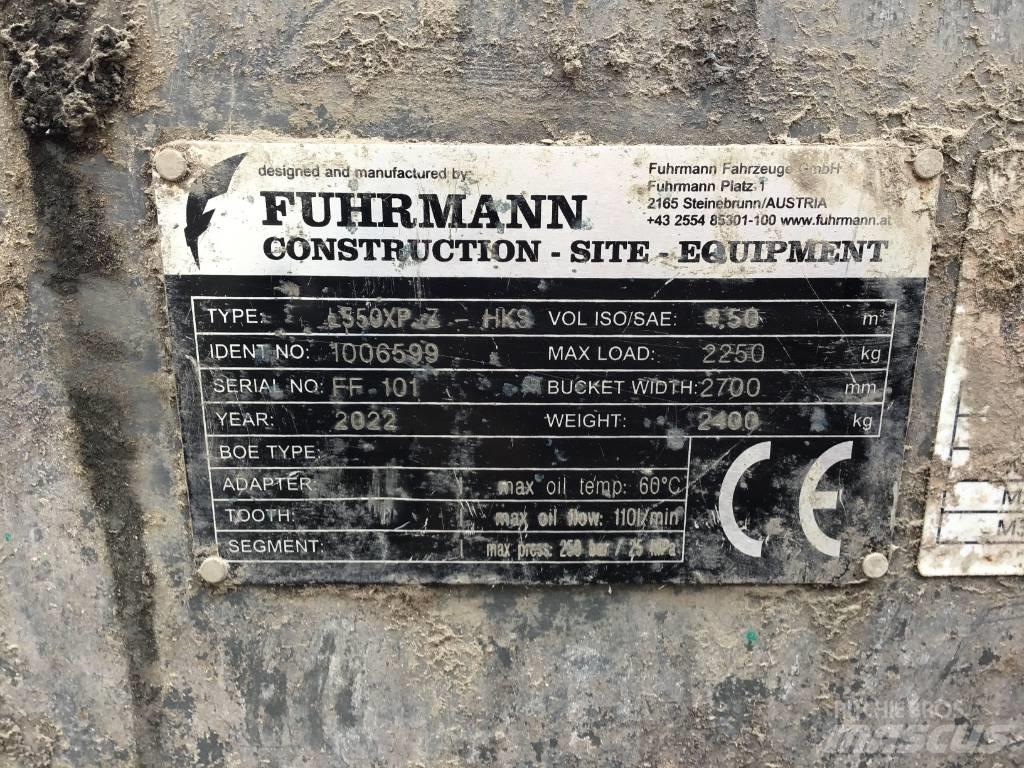 Fuhrmann L550 XP-Z Łyżki do ładowarek