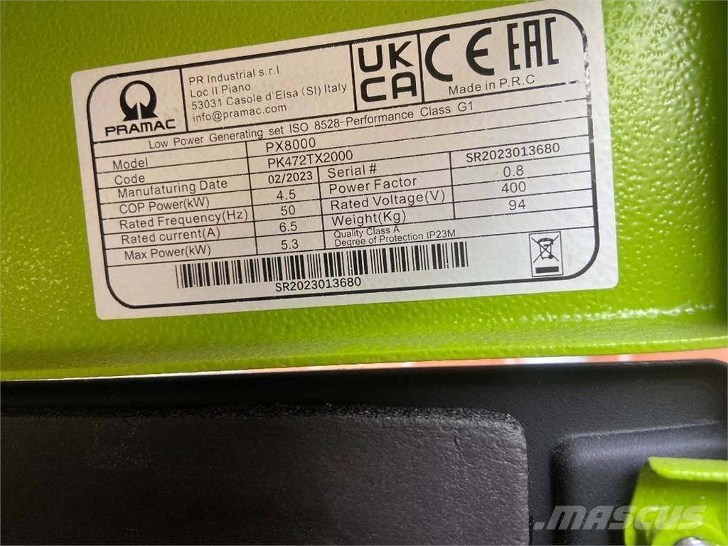 Pramac PX 8000 Agregaty prądotwórcze inne