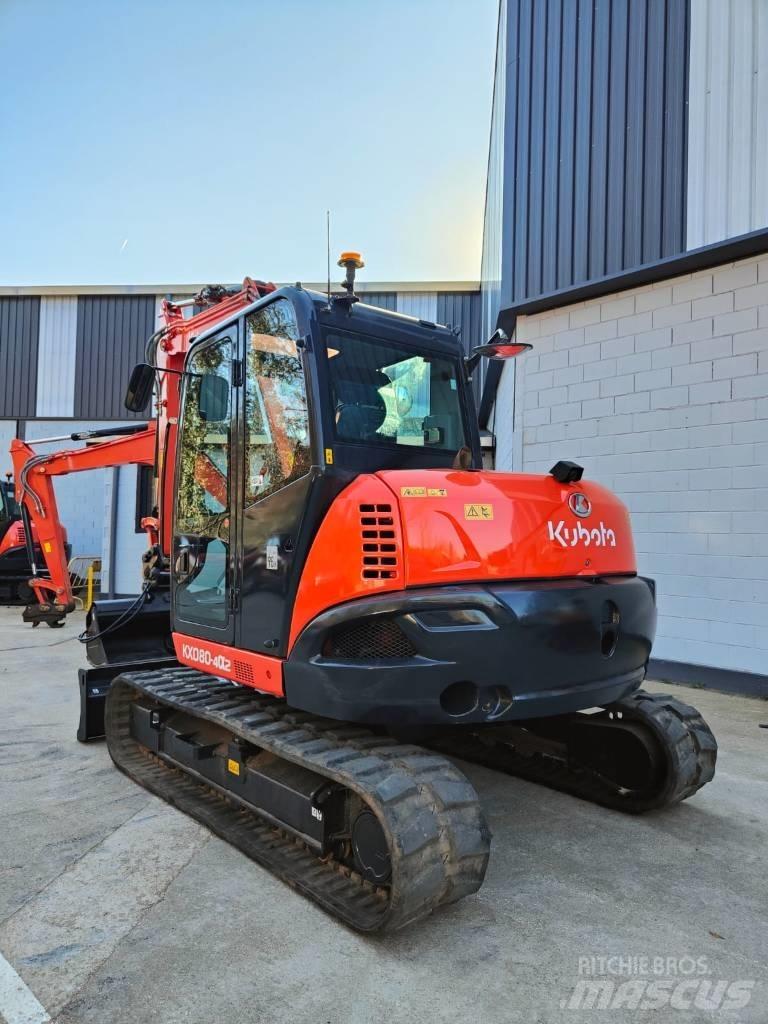 Kubota KX080-4a2 Midikoparki  7t - 12t