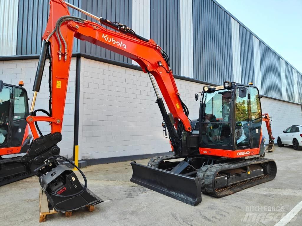 Kubota KX080-4a2 Midikoparki  7t - 12t