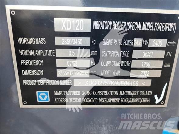 XCMG XD120 Walce jednobębnowe