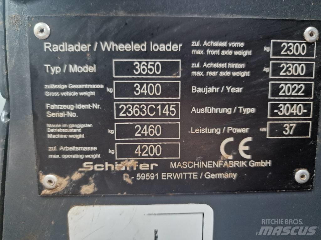 Schäffer 3650 Ładowarki kołowe