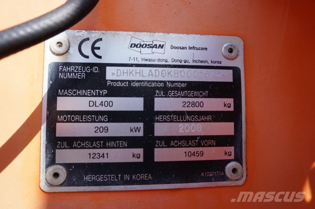 Doosan DL 400 Ładowarki kołowe