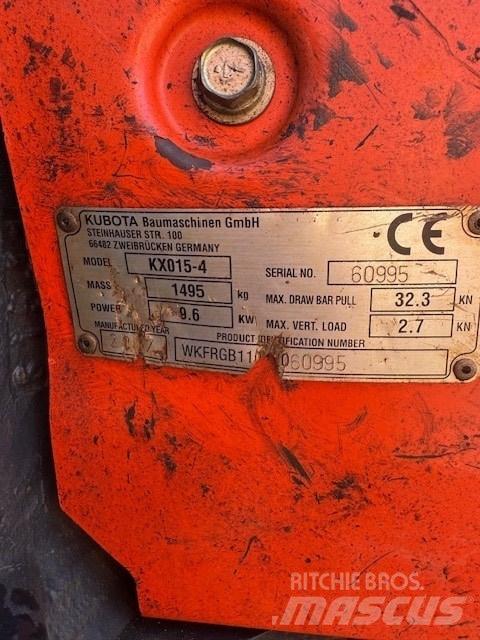 Kubota KX 015-4 Minikoparki