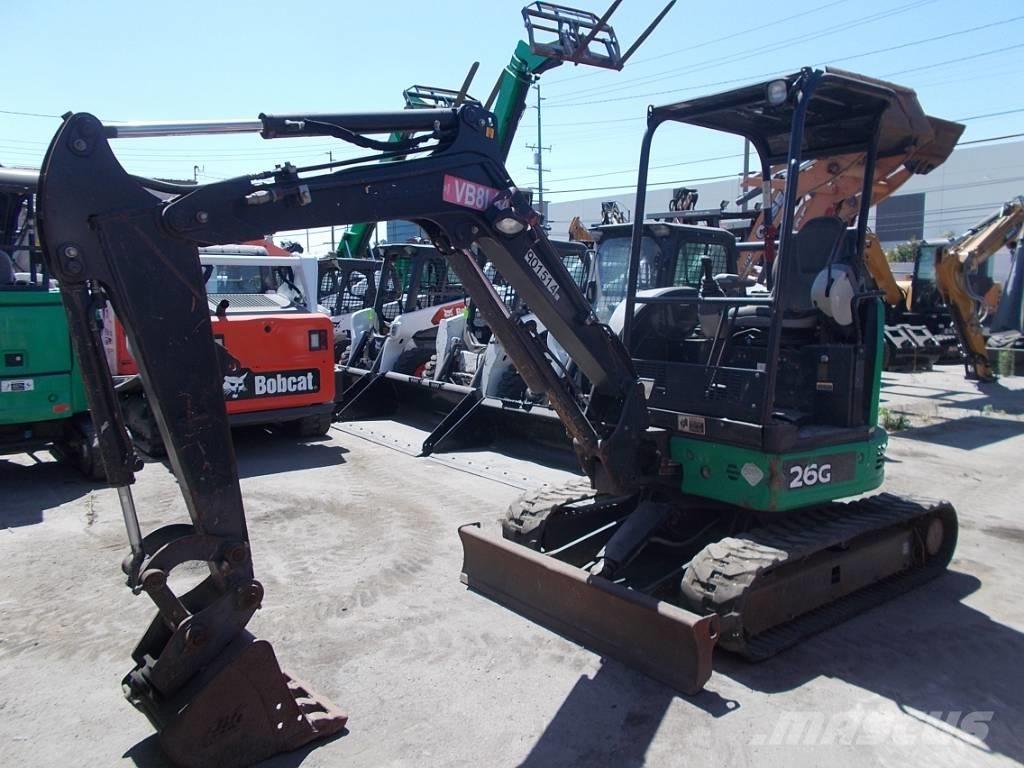 John Deere 26G Minikoparki