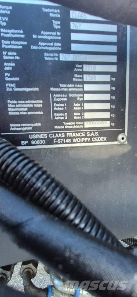 CLAAS 355 Prasy zwijające