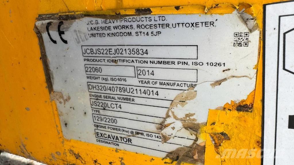 JCB JS 220 LC Koparki gąsienicowe