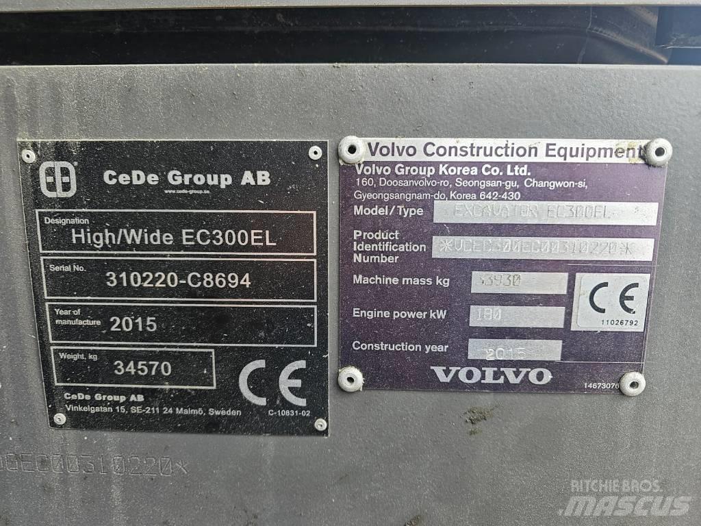 Volvo EC 300 EL Koparki gąsienicowe