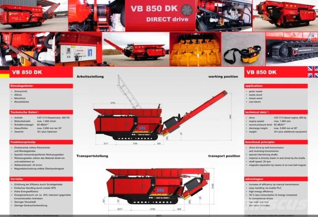 Hammel VB 850 DK Rozdrabniacze