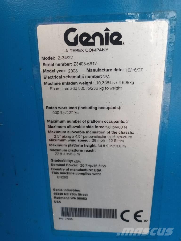 Genie Z 34/22 Podnośniki przegubowe