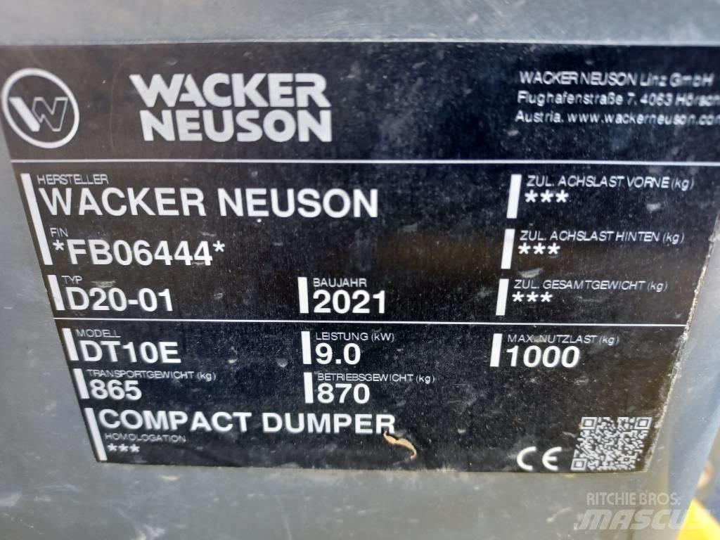 Wacker Neuson DT10e Wozidła gąsienicowe