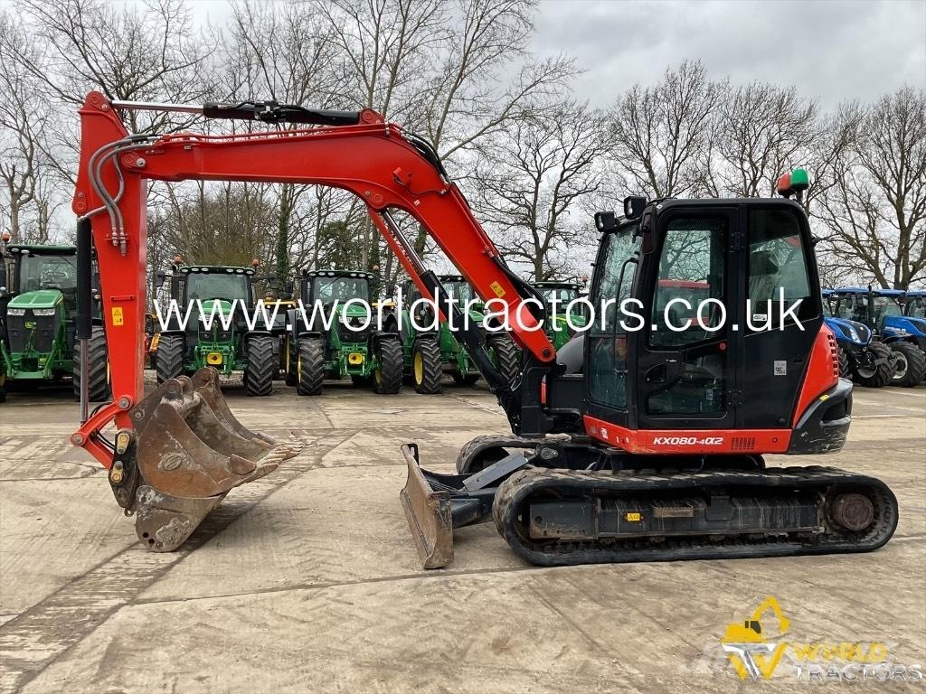 Kubota KX 080-4 Midikoparki  7t - 12t