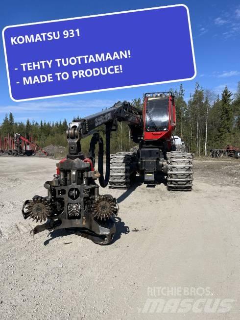 Komatsu 931 Harwestery