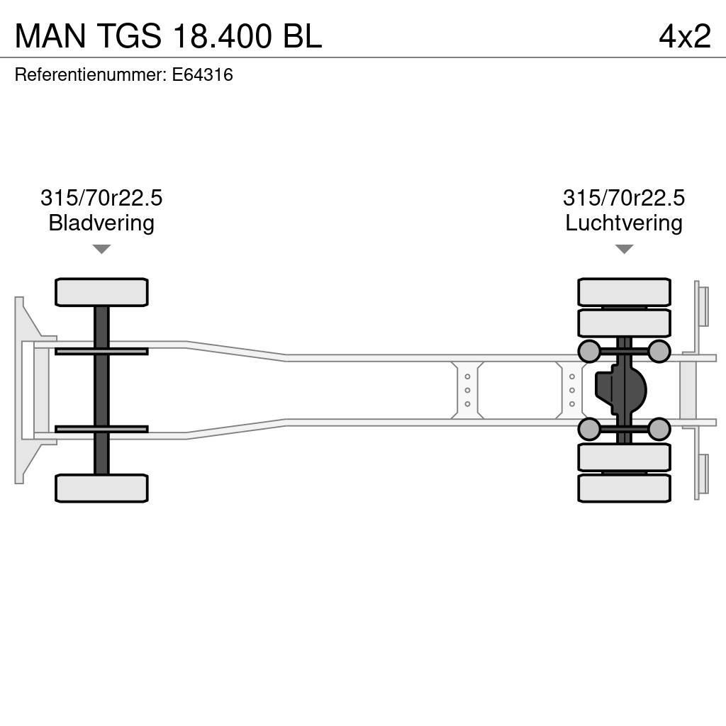 MAN TGS 18.400 BL Ciężarówki firanki