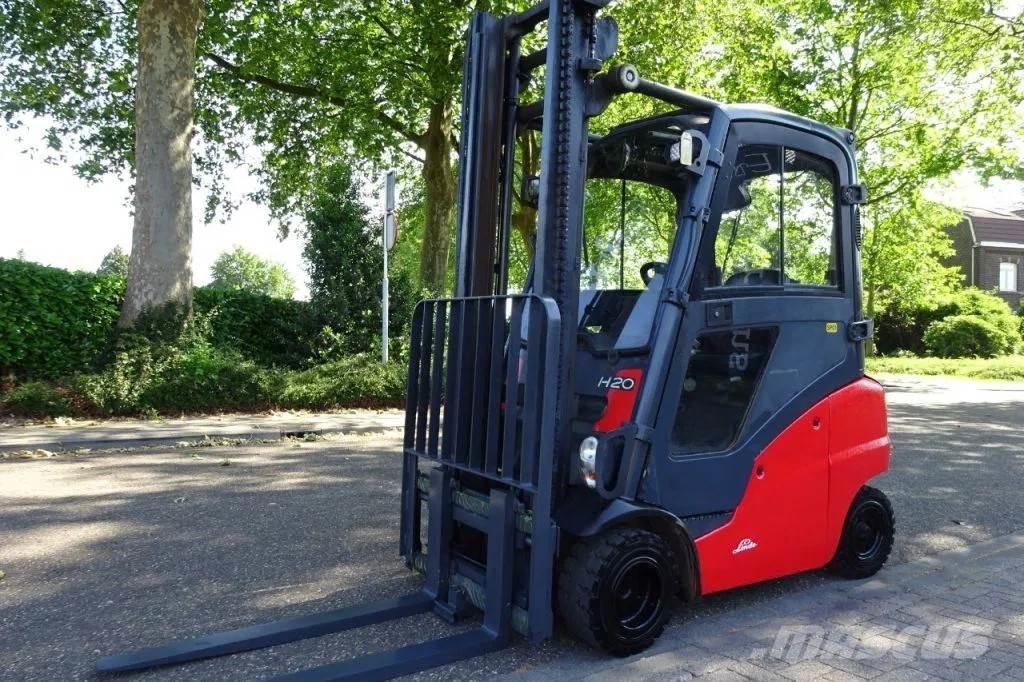 Linde H20 Heftruck Wózki LPG