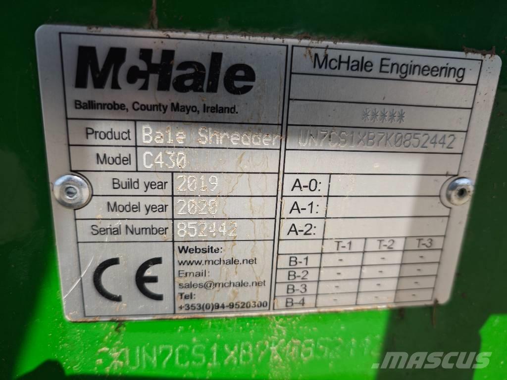 McHale C 430 Rozdrabniacze, krajarki i odwijarki słomy