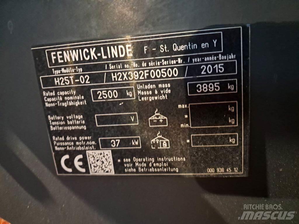 Linde H25T-02 Wózki LPG