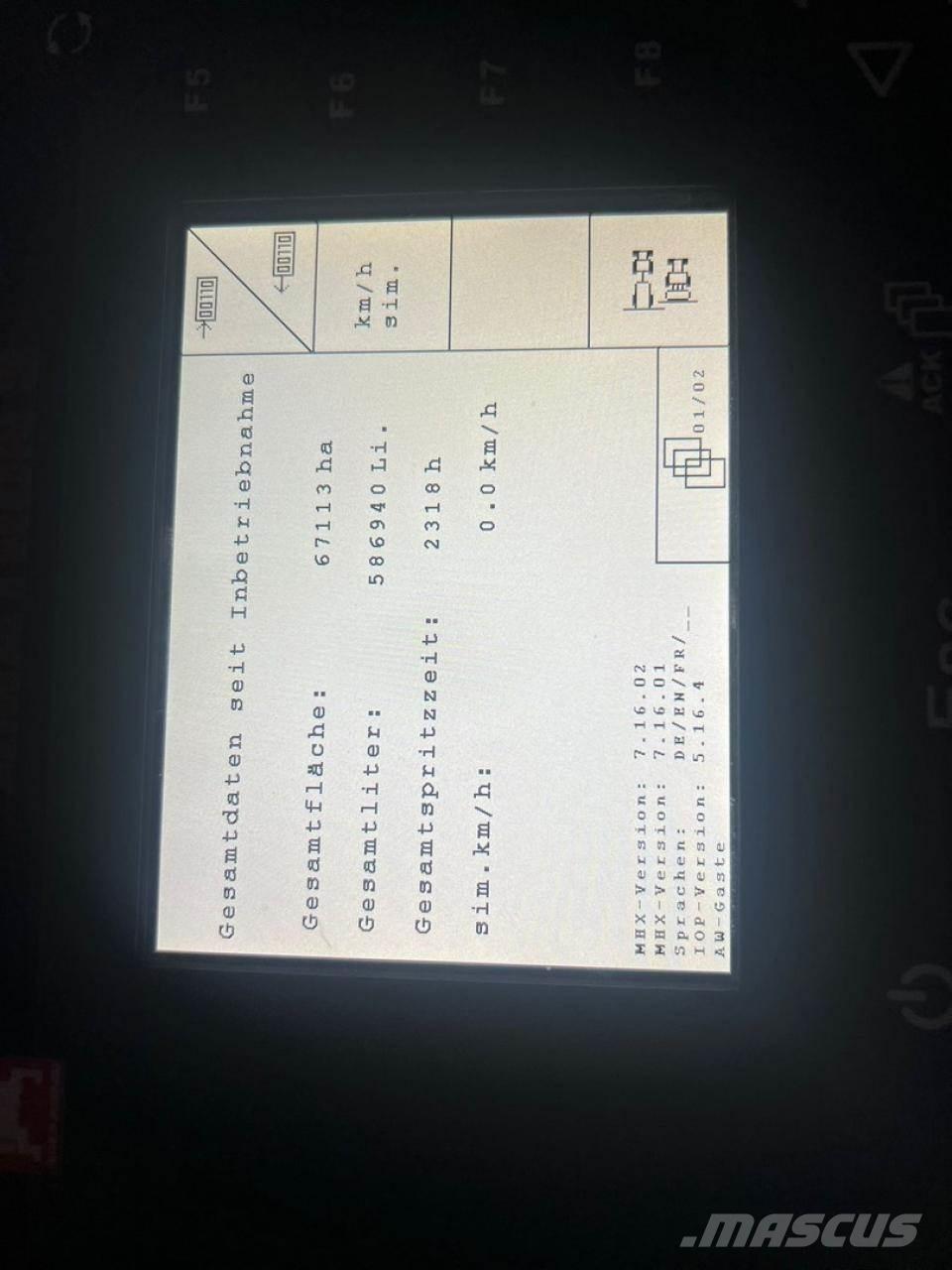 Amazone UX 4200 Opryskiwacze zaczepiane