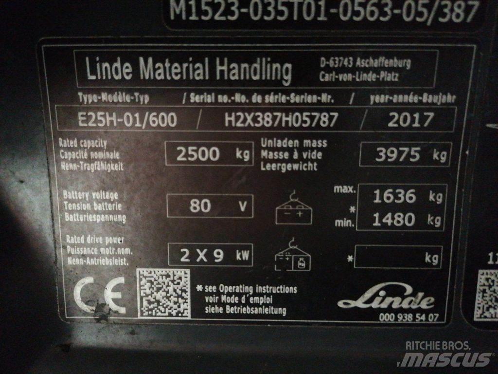 Linde E25H-01/600 Wózki elektryczne