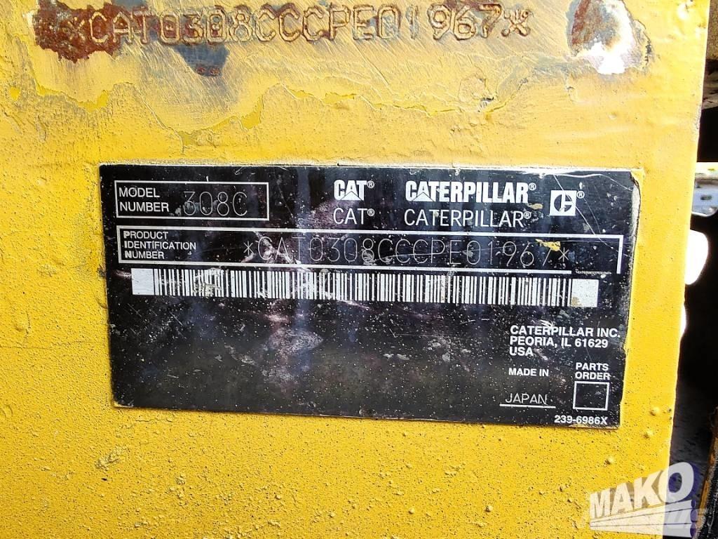 CAT 308 C Midikoparki  7t - 12t