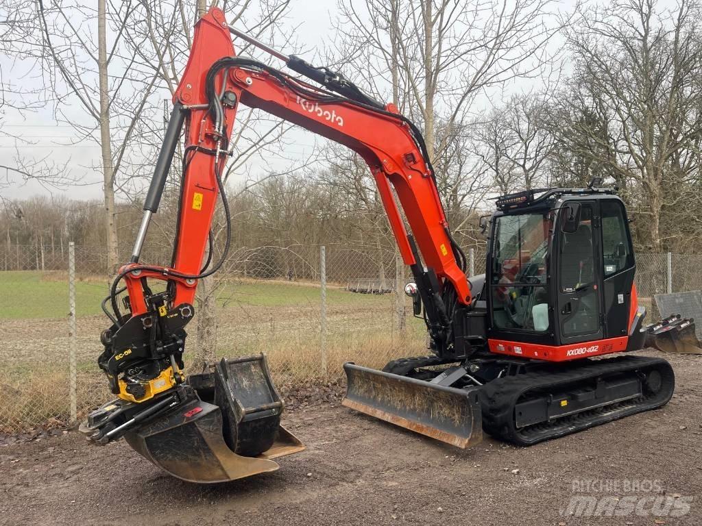 Kubota KX 080-4 Midikoparki  7t - 12t