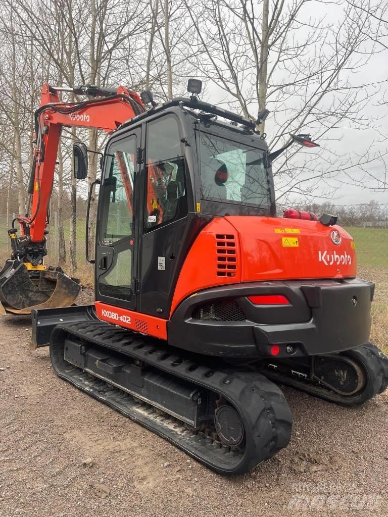 Kubota KX 080-4 Midikoparki  7t - 12t