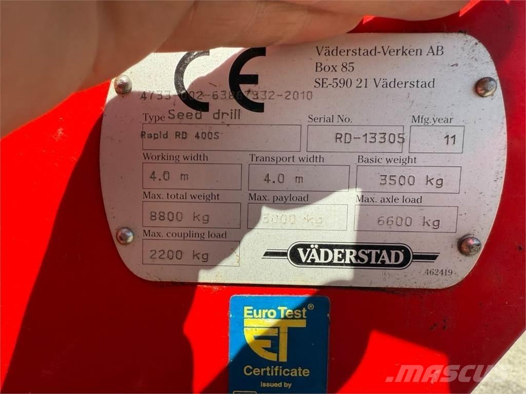 Väderstad RD400S Siewniki