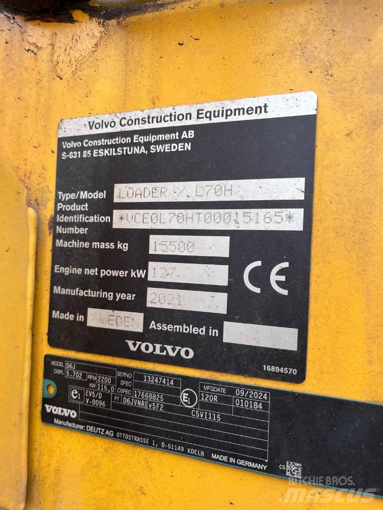 Volvo L 70 H Ładowarki kołowe