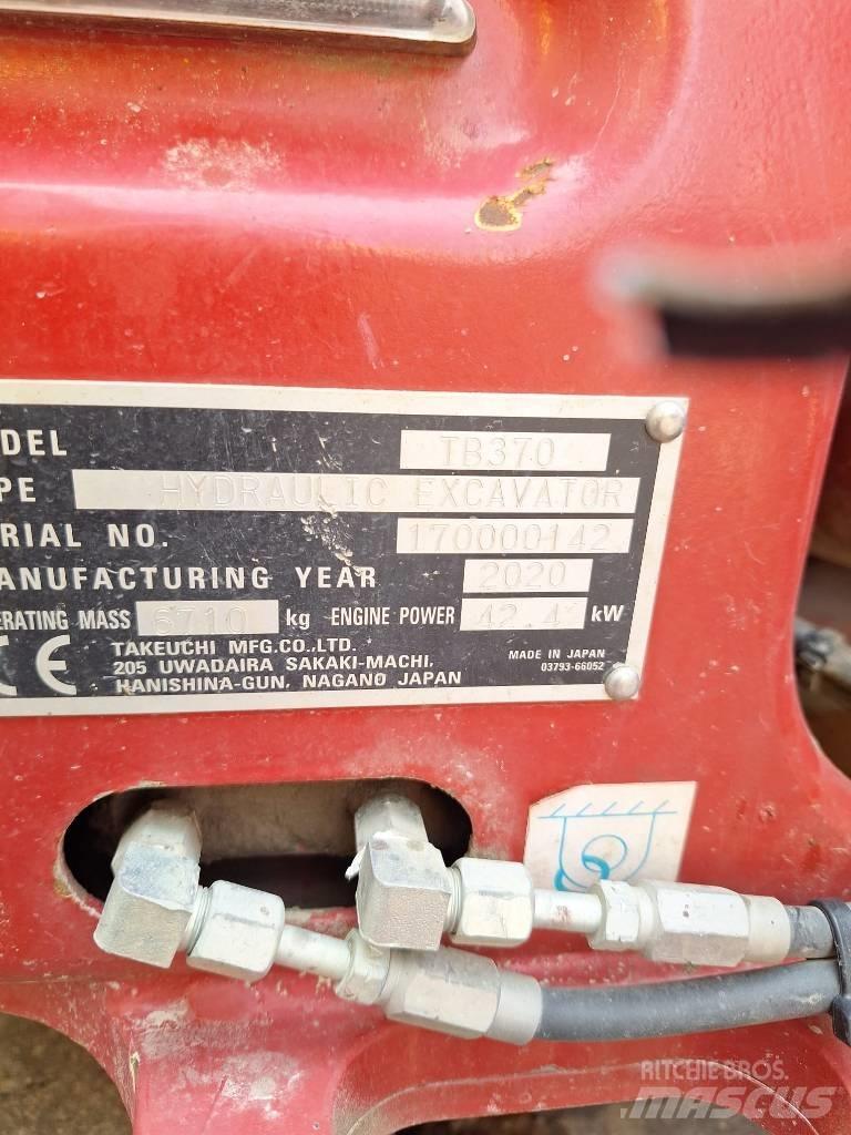 Takeuchi TB 370 Midikoparki  7t - 12t