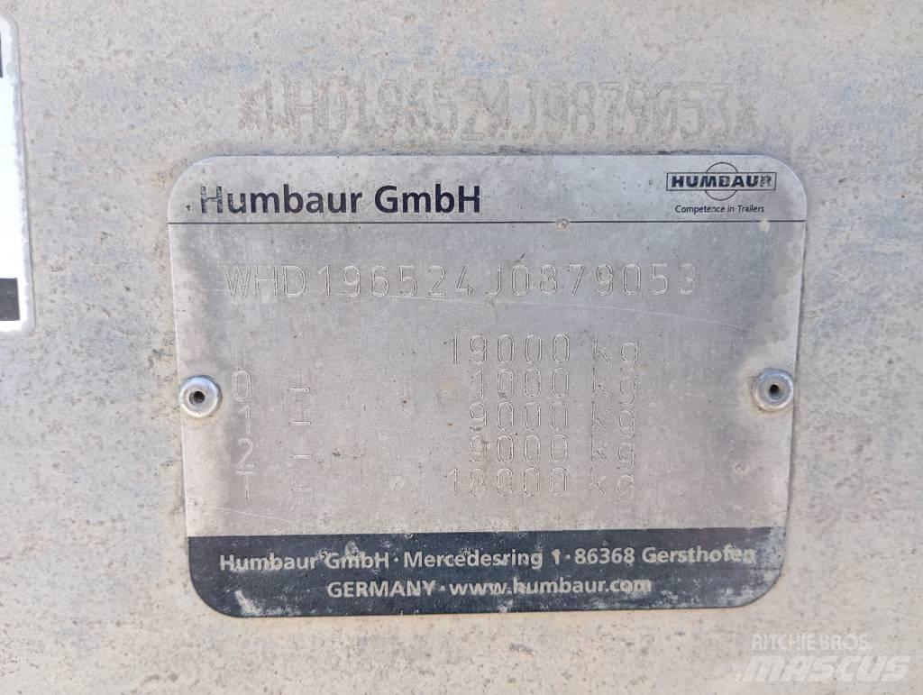 Humbaur WHD 196524 Przyczepy ze skrzynią zamkniętą