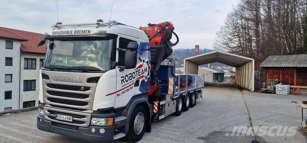 Scania G 490 Żurawie samochodowe