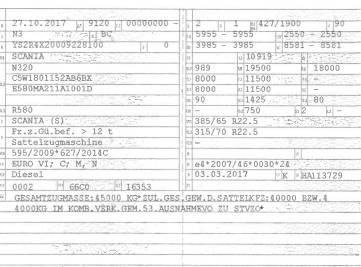 Scania R 580 Ciągniki siodłowe