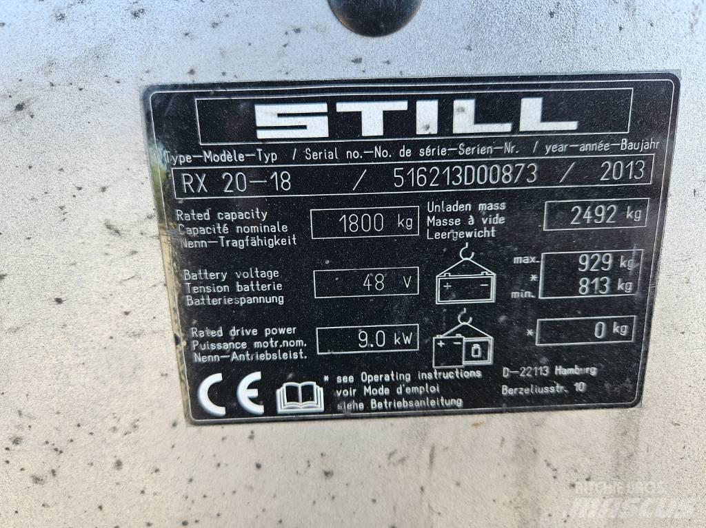 Still RX 20-18 Wózki elektryczne