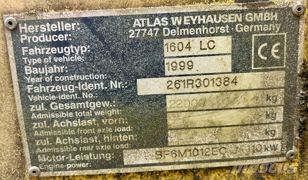 Atlas 1604 LC Koparki gąsienicowe