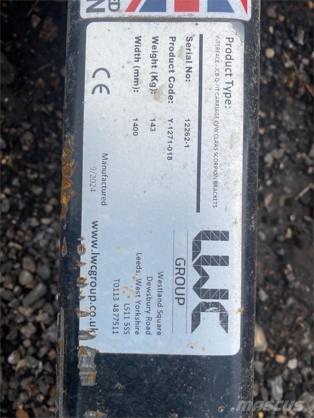  ADAPTOR PLATE Ładowarki rolnicze