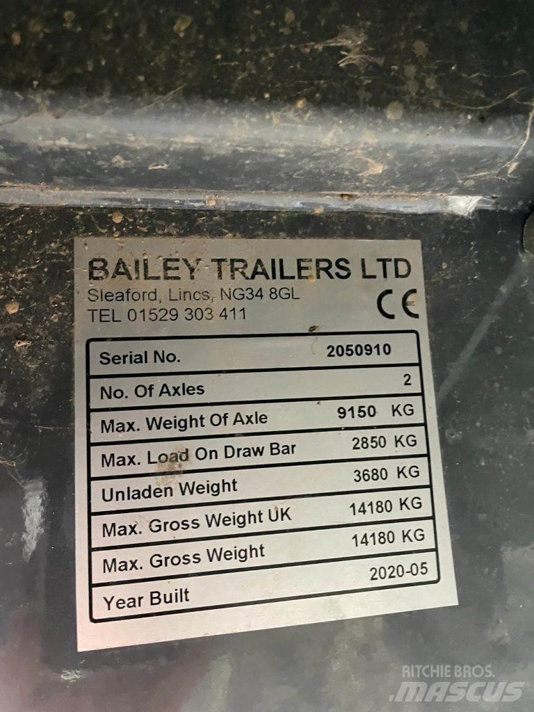 Bailey 10 TONNE Przyczepy do przewozu słomy w belach